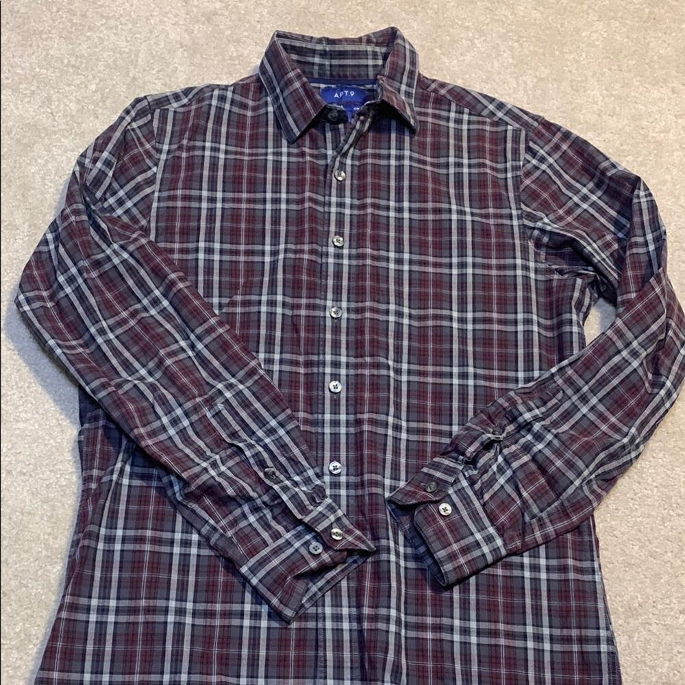 Men's Plaid dress Shirt